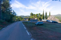 View of the entrance to the village of Sant Sebastià de Montmajor